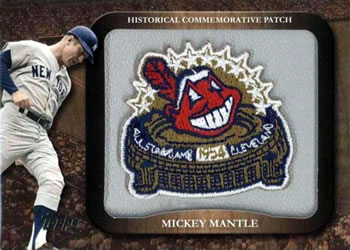 2009 Topps - Legends Commemorative Patch #LPR-16 Mickey Mantle / 1954 All-Star Game Front