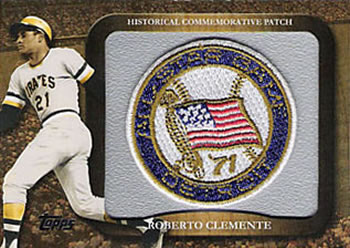 2009 Topps - Legends Commemorative Patch #LPR-32 Roberto Clemente / 1971 All-Star Game Front