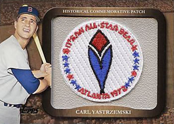 2009 Topps - Legends Commemorative Patch #LPR-37 Carl Yastrzemski / 1972 All-Star Game Front