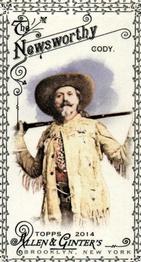 2014 Topps Allen & Ginter - Mini Black Border #88 Buffalo Bill Cody Front