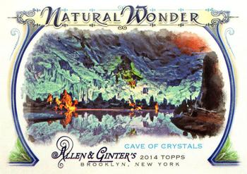 2014 Topps Allen & Ginter - Natural Wonders #NW-03 Cave of Crystals Front