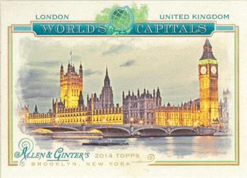 2014 Topps Allen & Ginter - World's Capitals #WC-08 London Front