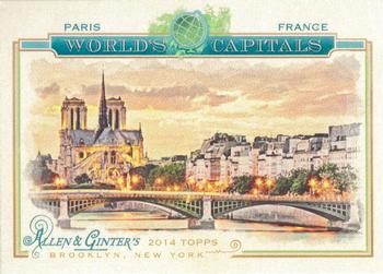 2014 Topps Allen & Ginter - World's Capitals #WC-09 Paris Front