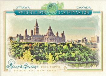 2014 Topps Allen & Ginter - World's Capitals #WC-15 Ottawa Front