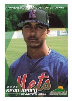2005 Grandstand Appalachian League Top Prospects #NNO Sean Henry Front
