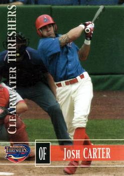 2005 Grandstand Clearwater Threshers #NNO Josh Carter Front