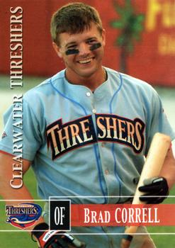 2005 Grandstand Clearwater Threshers #NNO Brad Correll Front