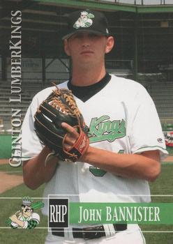 2005 Grandstand Clinton LumberKings #NNO John Bannister Front