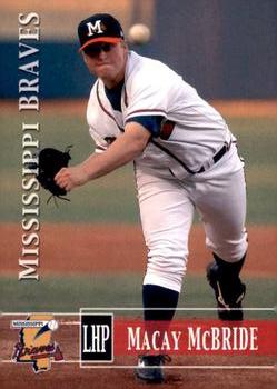 2005 Grandstand Mississippi Braves #NNO Macay McBride Front