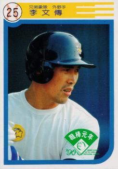 1990 Chiclets CPBL #58 Wen-Chuan Lee Front