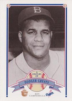 1989 Los Angeles Dodgers Greats Smokey #4 Roy Campanella Front