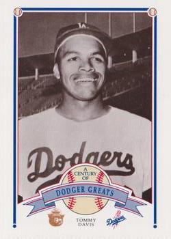 1989 Los Angeles Dodgers Greats Smokey #70 Tommy Davis Front