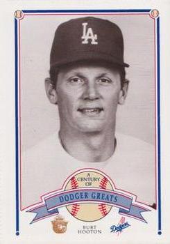 1989 Los Angeles Dodgers Greats Smokey #95 Burt Hooton Front