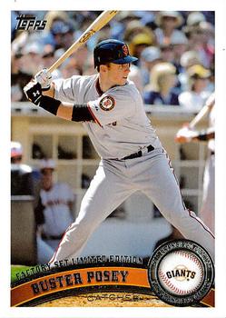 2011 Topps - Factory Set Bonus: Limited Edition #198 Buster Posey Front