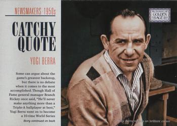 2014 Panini Golden Age - Newsmakers #6 Yogi Berra Front