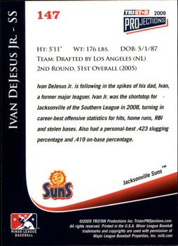 2009 TriStar PROjections #147 Ivan DeJesus Jr. Back