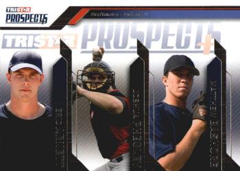 2009 TriStar Prospects Plus #91 Eric Arnett / Joshua Phegley / Matthew Bashore Front