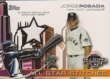 2004 Topps - All-Star Stitches #ASR-JP Jorge Posada Front