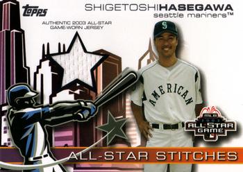 2004 Topps - All-Star Stitches #ASR-SH Shigetoshi Hasegawa Front