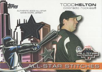 2004 Topps - All-Star Stitches #ASR-TH Todd Helton Front