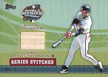 2004 Topps - Series Stitches Relics #SSR-DJ David Justice Front