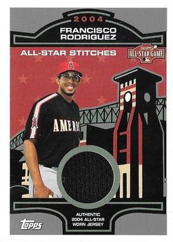 2005 Topps - All-Star Stitches Relics #ASR-FR Francisco Rodriguez Front