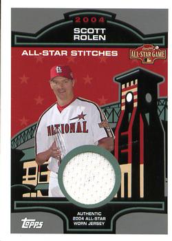2005 Topps - All-Star Stitches Relics #ASR-SR Scott Rolen Front
