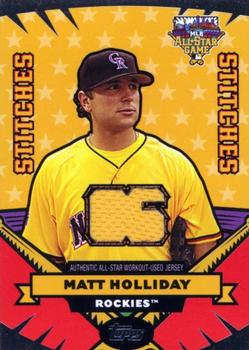 2006 Topps Updates & Highlights - All-Star Stitches #AS-MH Matt Holliday Front
