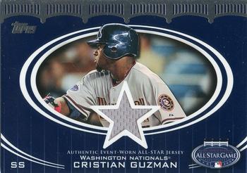 2008 Topps Updates & Highlights - All-Star Stitches #AS-CG Cristian Guzman Front