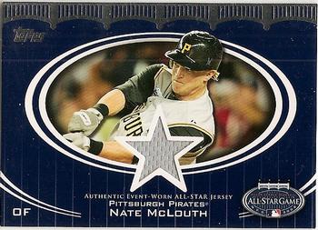 2008 Topps Updates & Highlights - All-Star Stitches #AS-NM Nate Mclouth Front