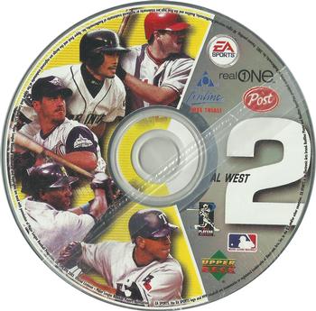 2003 Post Major League Baseball CD-ROM #CD#2 AL West Front