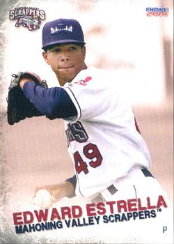 2014 Choice Mahoning Valley Scrappers #10 Edward Estrella Front