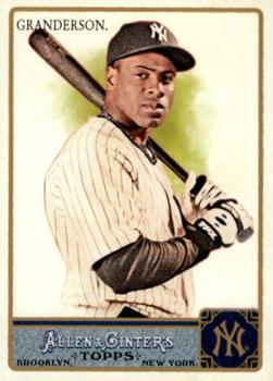2011 Topps Allen & Ginter - Glossy #33 Curtis Granderson Front