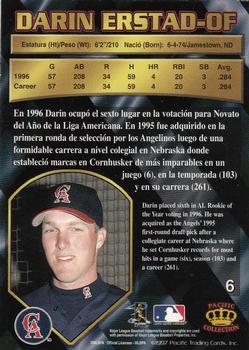 1997 Pacific Crown Collection #6 Darin Erstad Back