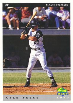 1993 Classic Best Albany Polecats #22 Kyle Yeske Front