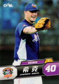 2013 CPBL #059 Andrew Sisco Front