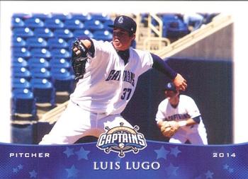 2014 Grandstand Lake County Captains #19 Luis Lugo Front