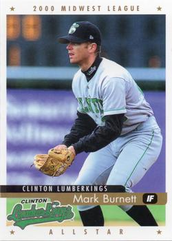 2000 Active Graphics Midwest League All-Stars #NNO Mark Burnett Front