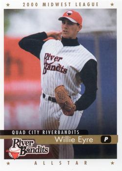2000 Active Graphics Midwest League All-Stars #NNO Willie Eyre Front
