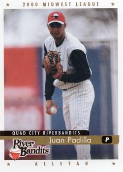 2000 Active Graphics Midwest League All-Stars #NNO Juan Padilla Front