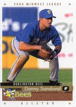 2000 Active Graphics Midwest League All-Stars #NNO Danny Sandoval Front