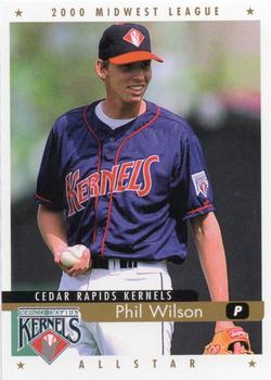 2000 Active Graphics Midwest League All-Stars #NNO Phil Wilson Front