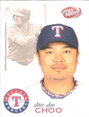2014 Dr. Pepper Texas Rangers #9 Shin-Soo Choo Front