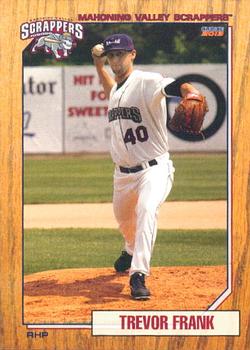 2013 Choice Mahoning Valley Scrappers #09 Trevor Frank Front