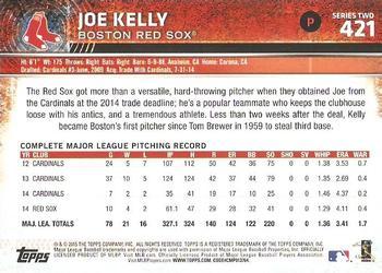 2015 Topps #421 Joe Kelly Back