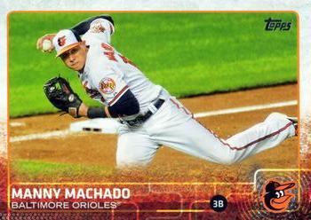2015 Topps #136 Manny Machado Front