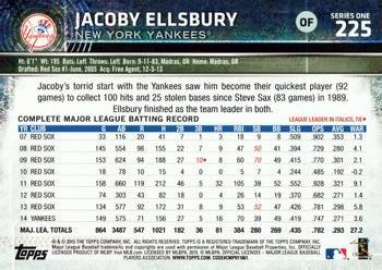 2015 Topps #225 Jacoby Ellsbury Back