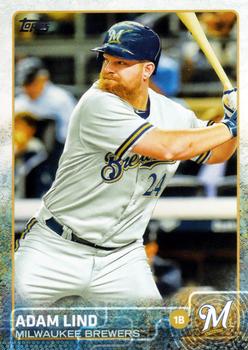 2015 Topps #455 Adam Lind Front