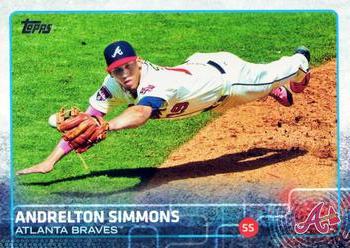2015 Topps #651 Andrelton Simmons Front