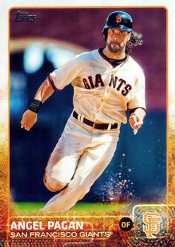 2015 Topps #688 Angel Pagan Front